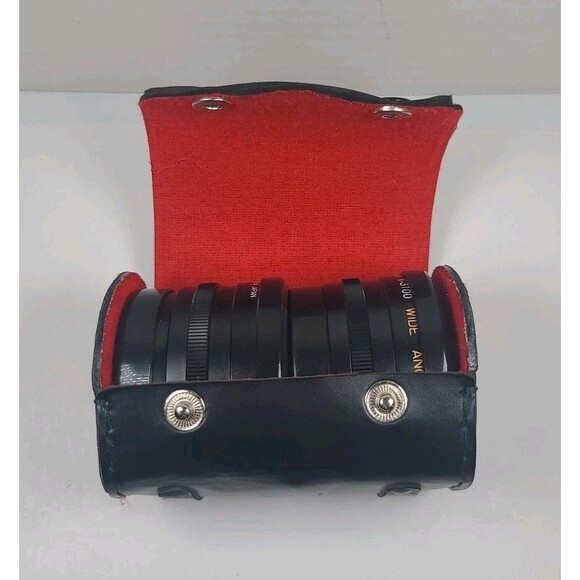 Set of 2 Ambico Video V-3100 Telephoto 1.5X & Wide Angle 0.5X Lenses W/case - Picture 8 of 8